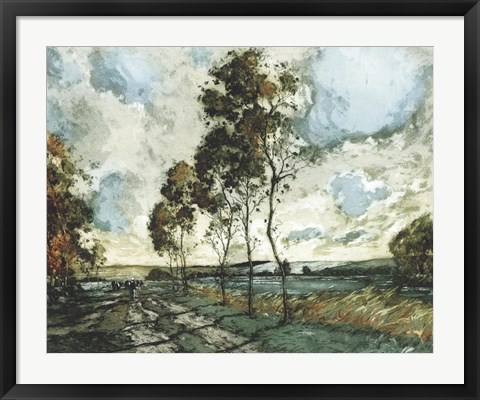 Framed Autumn Landscape IV Print