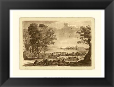 Framed Pastoral Landscape V Print