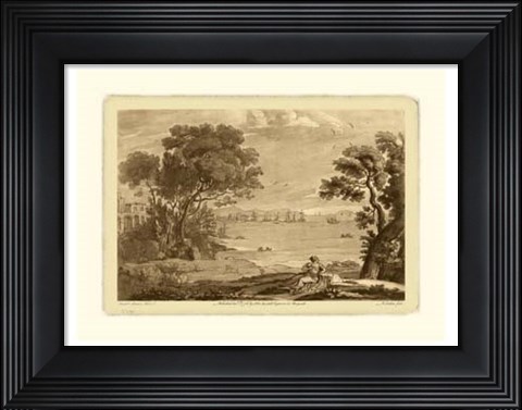 Framed Pastoral Landscape VI Print