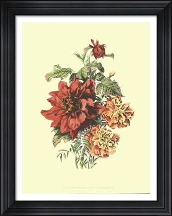 Framed Lush Floral II Print