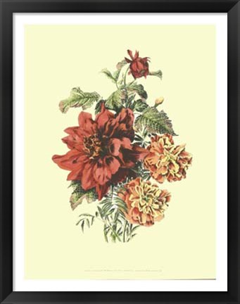 Framed Lush Floral II Print