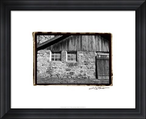 Framed Barn Windows #2 Print