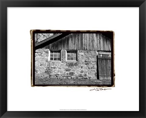 Framed Barn Windows #2 Print