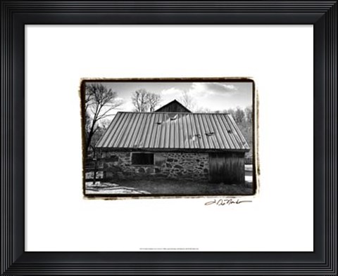 Framed Barn Windows #3 Print