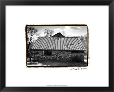 Framed Barn Windows #3 Print
