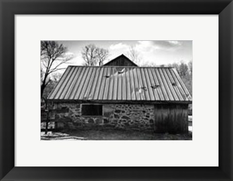 Framed Barn Windows #3 Print