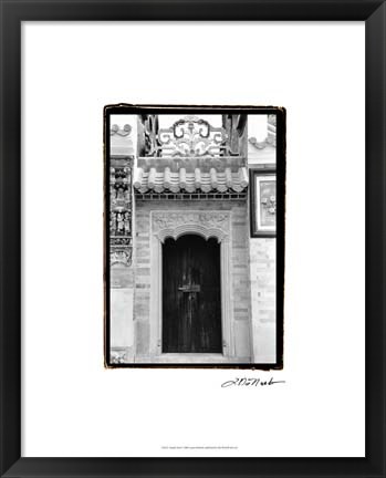 Framed Temple Door Print