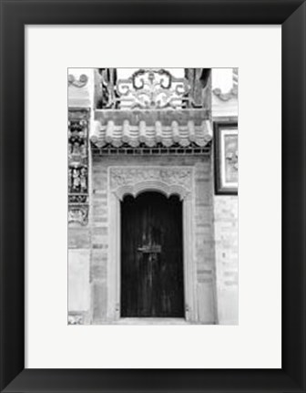 Framed Temple Door Print