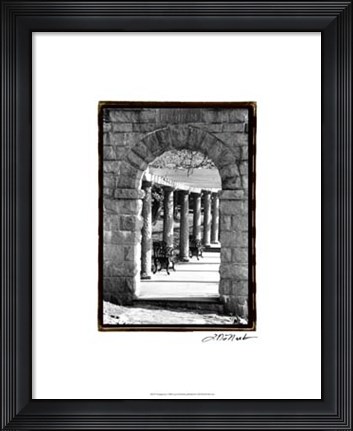 Framed Passageway Print