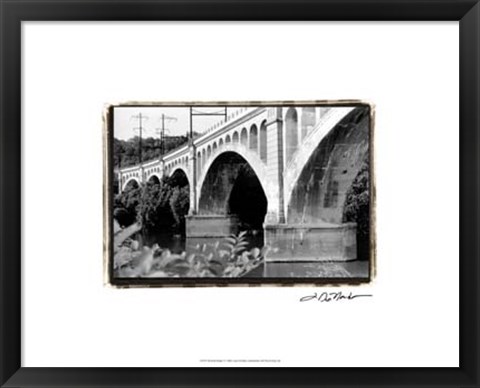 Framed Bridge I Print