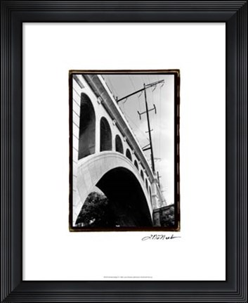 Framed Bridge II Print