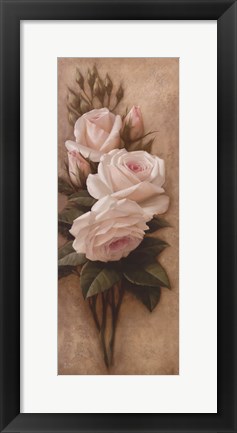Framed Pink Petals I Print