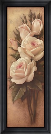 Framed Pink Petals II Print