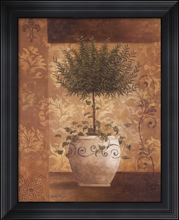 Framed Topiary I Print