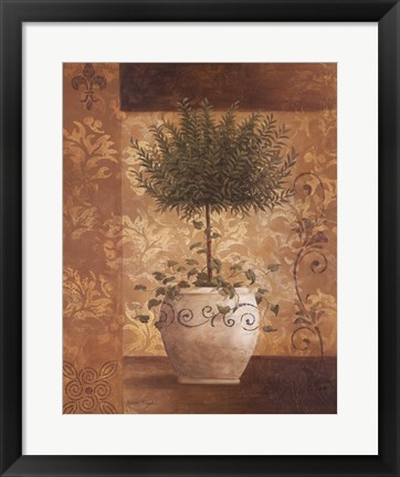 Framed Topiary I Print