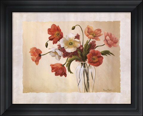 Framed Cynde&#39;s Poppies Print
