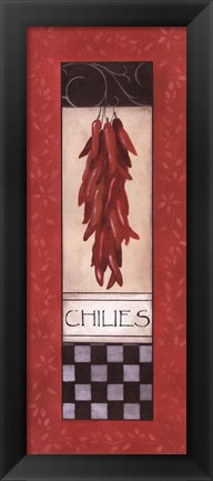 Framed Chilies Print