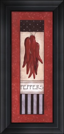 Framed Peppers Print