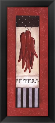 Framed Peppers Print