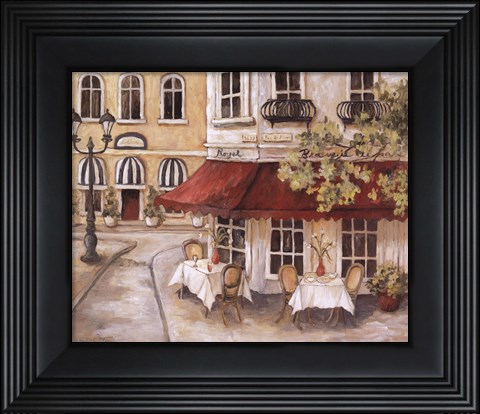 Framed Daytime Cafe II Print