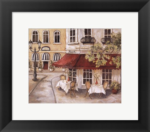 Framed Daytime Cafe II Print