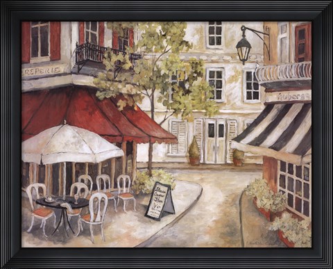 Framed Daytime Cafe I Print
