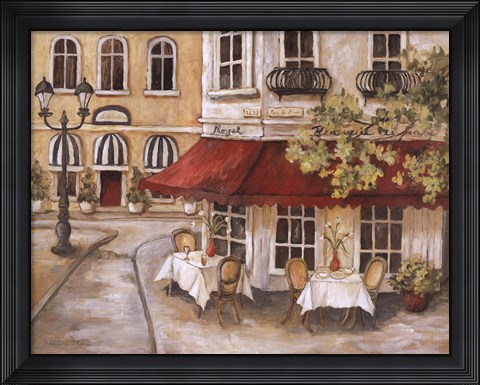 Framed Daytime Cafe II Print