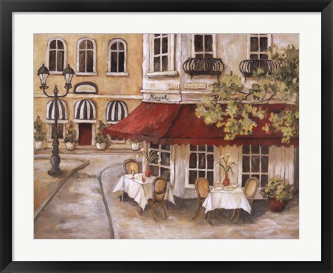 Framed Daytime Cafe II Print