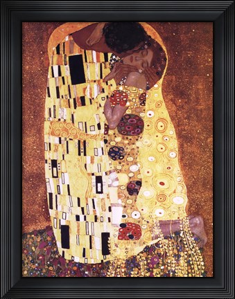 Framed Kiss, c.1908 Print