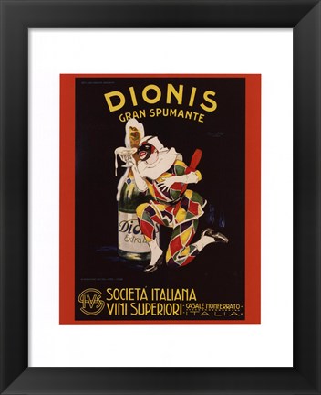 Framed Dionis Gran Spumante Print