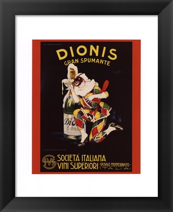 Framed Dionis Gran Spumante Print