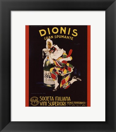 Framed Dionis Gran Spumante Print