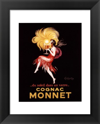 Framed Cognac Monnet Print