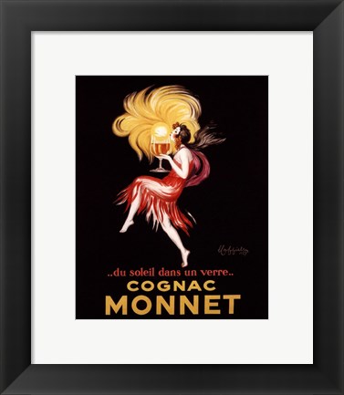 Framed Cognac Monnet Print