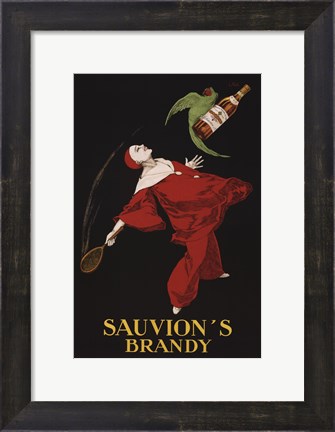 Framed Sauvion&#39;s Brandy Print