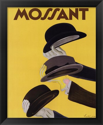 Framed Chapeau Mossant Print