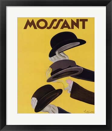 Framed Chapeau Mossant Print