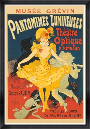 Framed Pantomimes Lumineuses Print