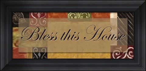 Framed Words to Live By, DcorBless this House Print