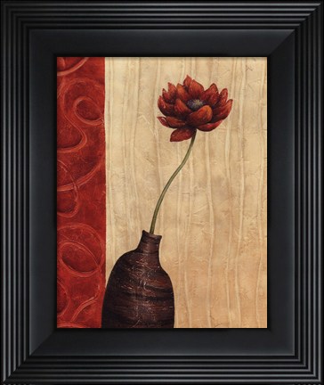 Framed Rouge III - mini Print