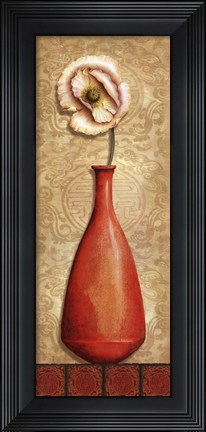 Framed Asian Red III Print