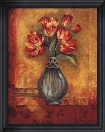 Framed Pandora's Tulips Print