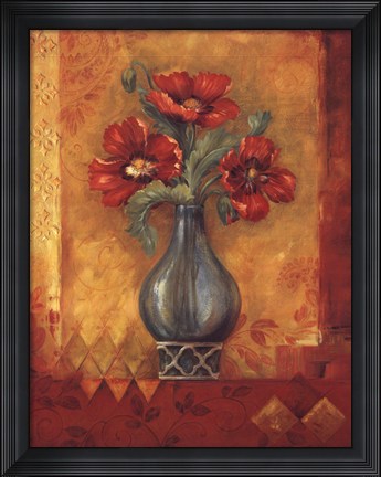 Framed Pandora's Poppies Print