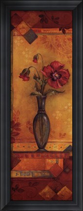 Framed Bud Vase I Print