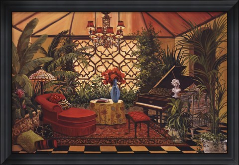 Framed Conservatory I Print
