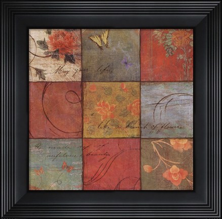 Framed Life is a Garden II - mini Print