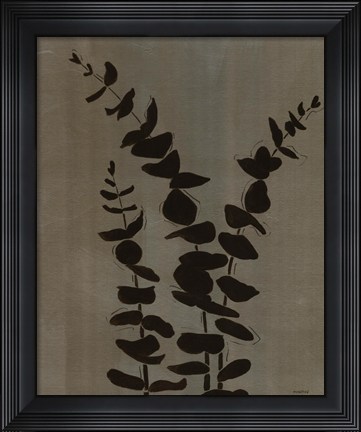 Framed Platinum Shadow I Print