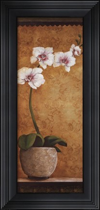 Framed Hanna's Orchids I - mini Print