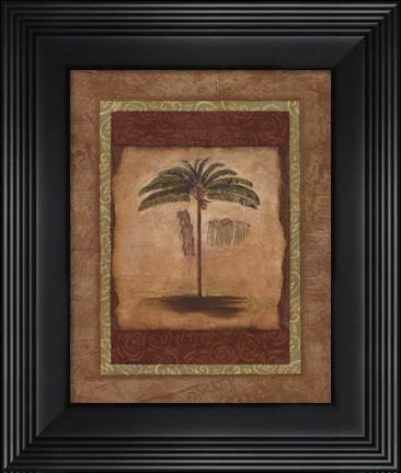 Framed Palm Botanical Study II - special Print