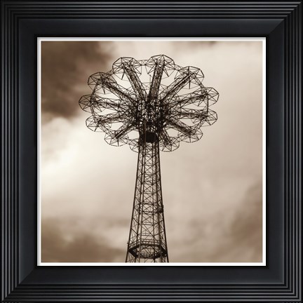 Framed Parachute Jump Print